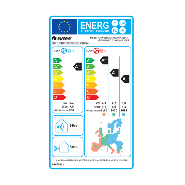 Gree Energy Label Fairy Gwh18acd K6dna1d 600x800px 72dpi